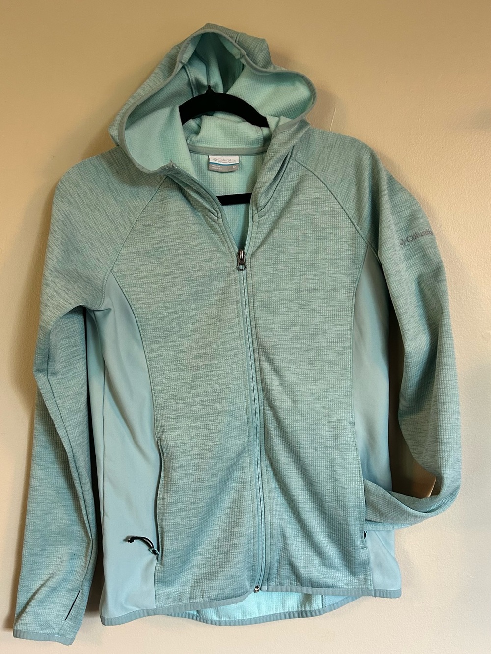 Columbia Women's Mint Green Hooded Softshell Jacket